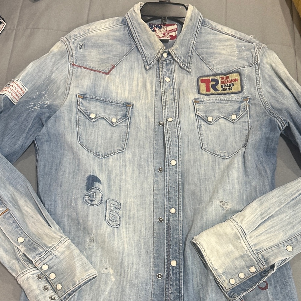True Religion ltd edition denim shirt